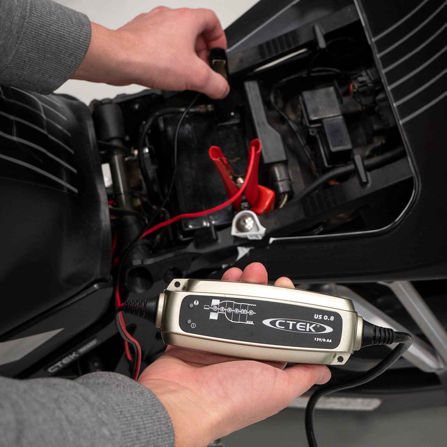 Foto 7 | Cargador De Baterías Ctek Us 0.8 12v Totalmente Automático De 6 Pasos - Venta Internacional.