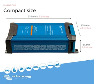 Foto 5 | Cargador De Batería De Coche Victron Energy Blue Smart Ip22 12v 30a - Venta Internacional.