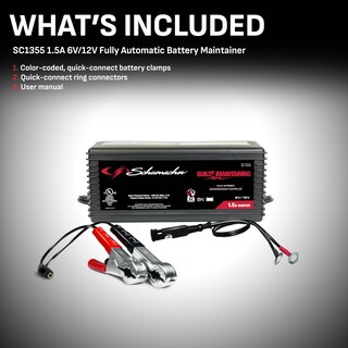 Foto 4 | Cargador De Baterías Schumacher Electric Sc1355 1.5a 6v/12v - Venta Internacional.