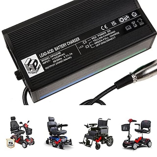 Foto 2 | Cargador De Baterías Encarefor 24v 4.0a Xlr Hp8204b Electric Wheel - Venta Internacional.