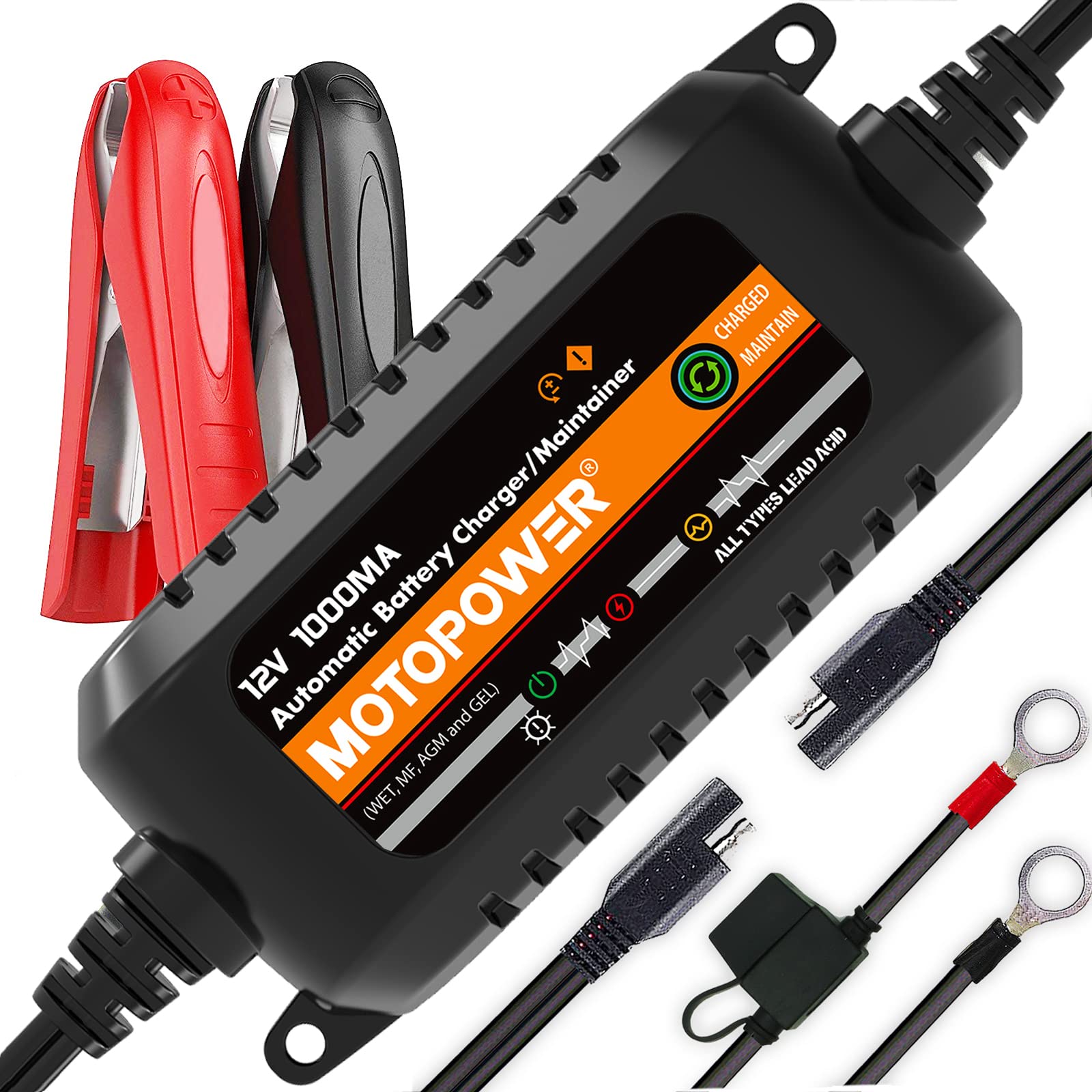 Foto 1 | Cargador De Baterías Motopower Mp00205b 12v 1000ma Automático - Venta Internacional.