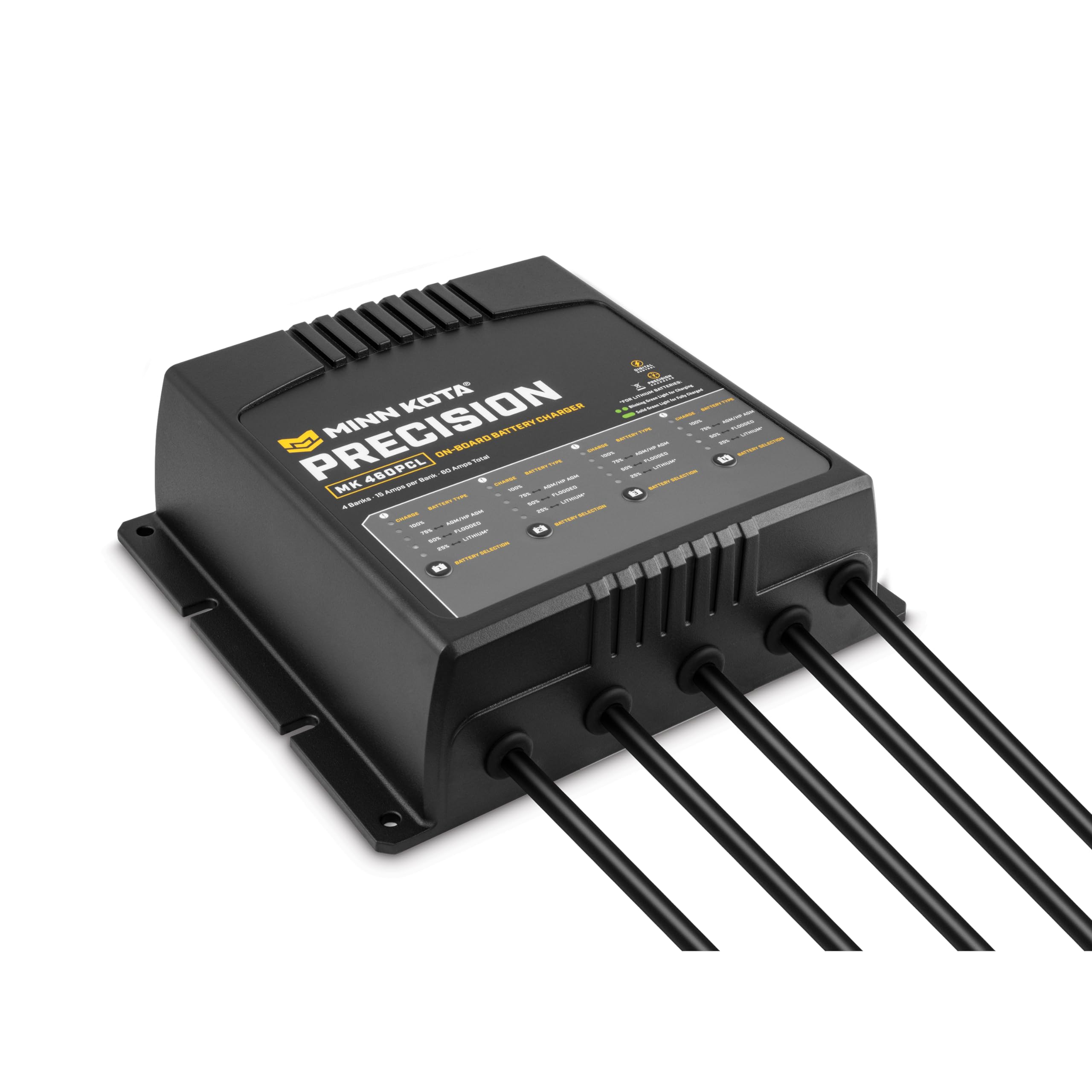 Foto 1 | Cargador De Batería Minn Kota Mk 460 Pcl Incorporado, 4 Bancos X 15 A - Venta Internacional.
