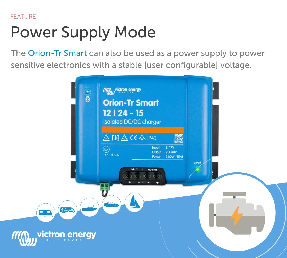 Foto 5 | Cargador Dc A Dc Victron Energy Orion-tr Smart 15a 360w 12/24v - Venta Internacional.