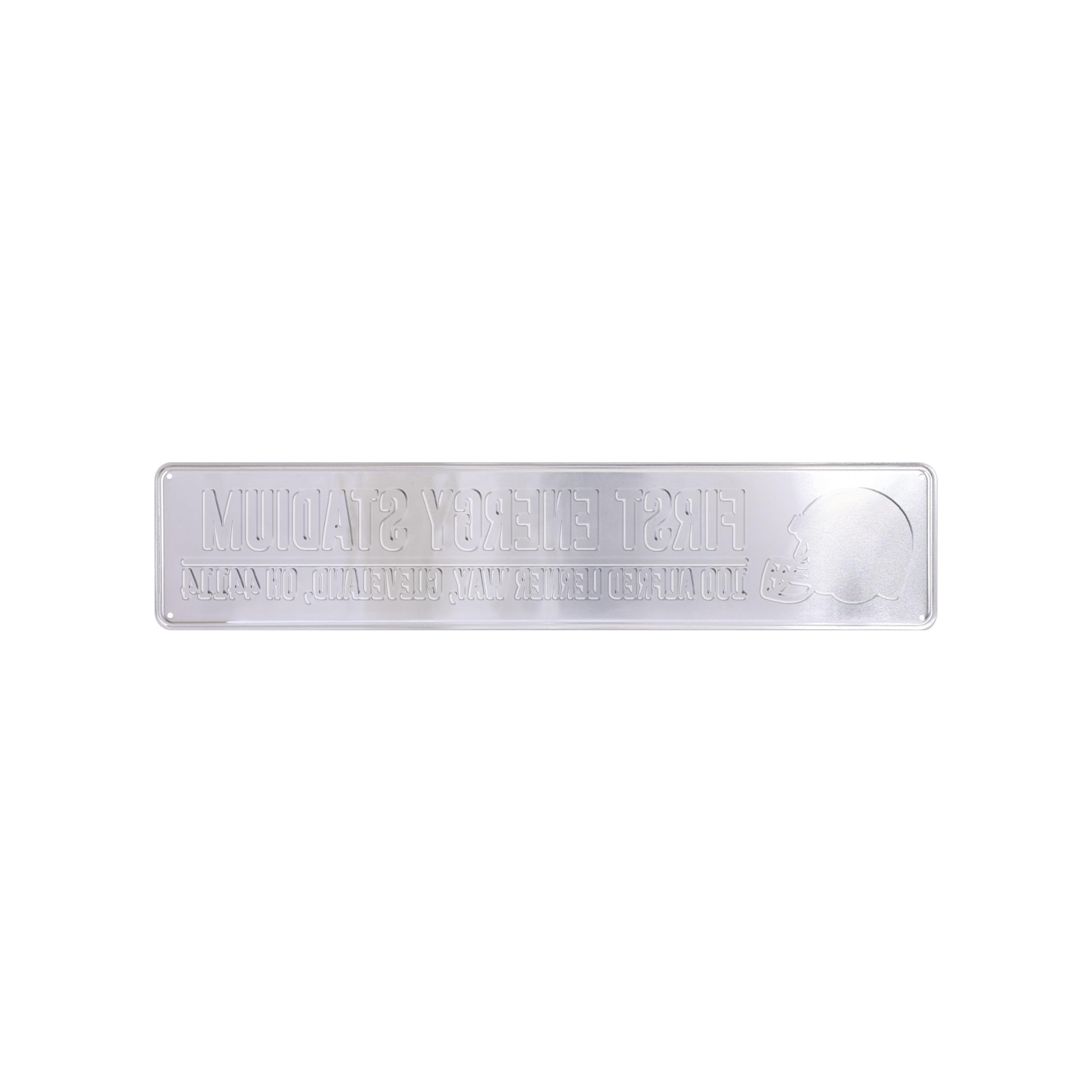 Foto 4 pulgar | Letrero De Calle Foco Nfl Cleveland Browns Stadium Con Licencia Oficial - Venta Internacional.