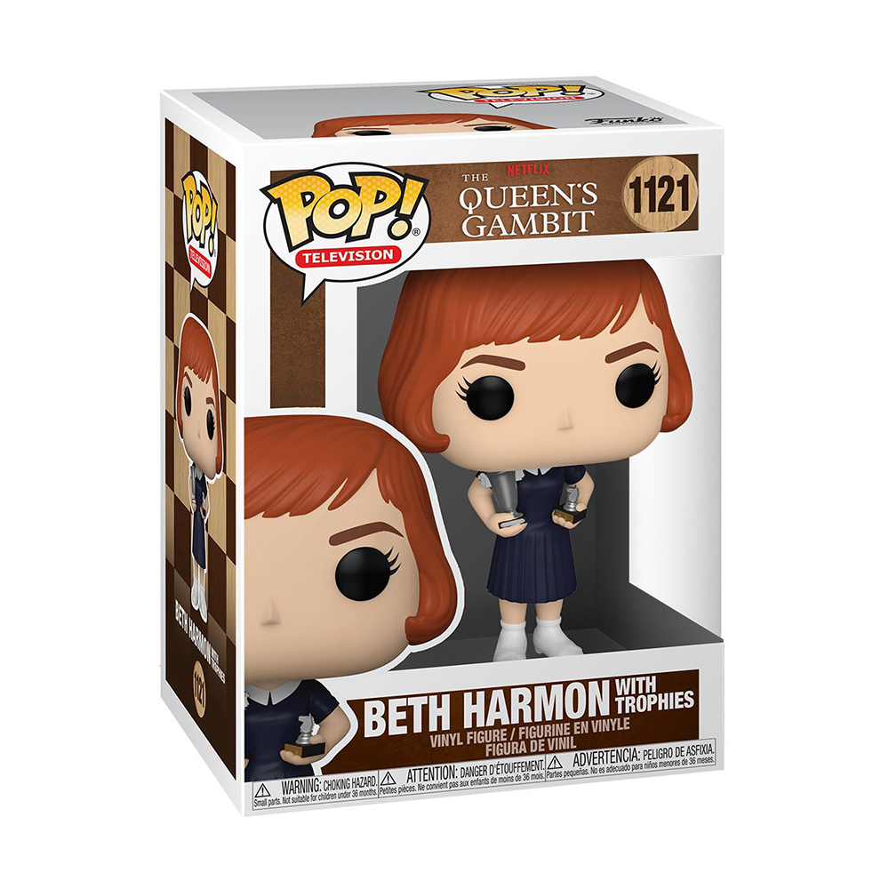 Foto 3 pulgar | Funko Pop Television: The Queen's Gambit Beth Harmon W/trophies 1121