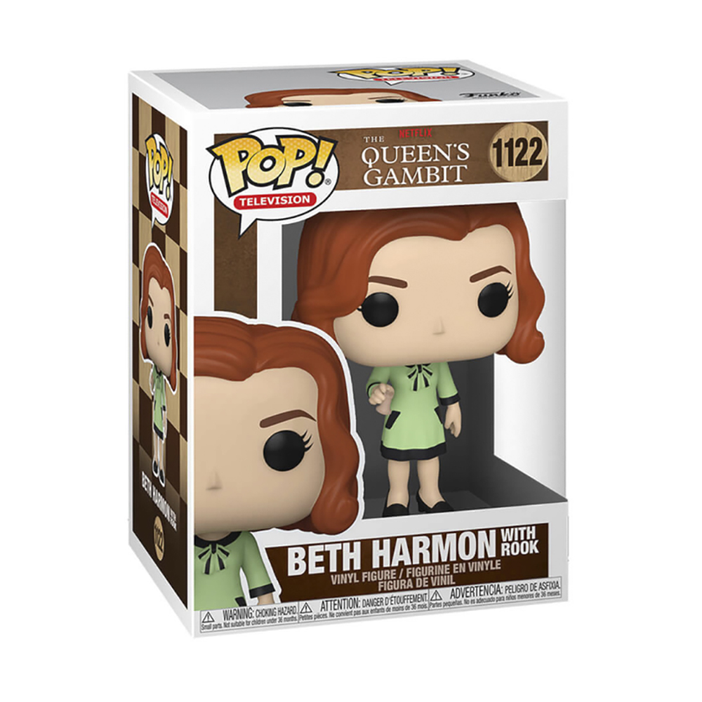 Foto 3 pulgar | Funko Pop Television: The Queen's Gambit Beth Harmon W/rook 1122