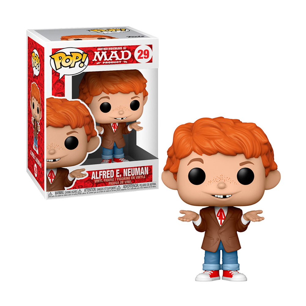 Foto 4 pulgar | Funko Pop Television: Mad Tv Alfred E. Neuman 29 color Anaranjado