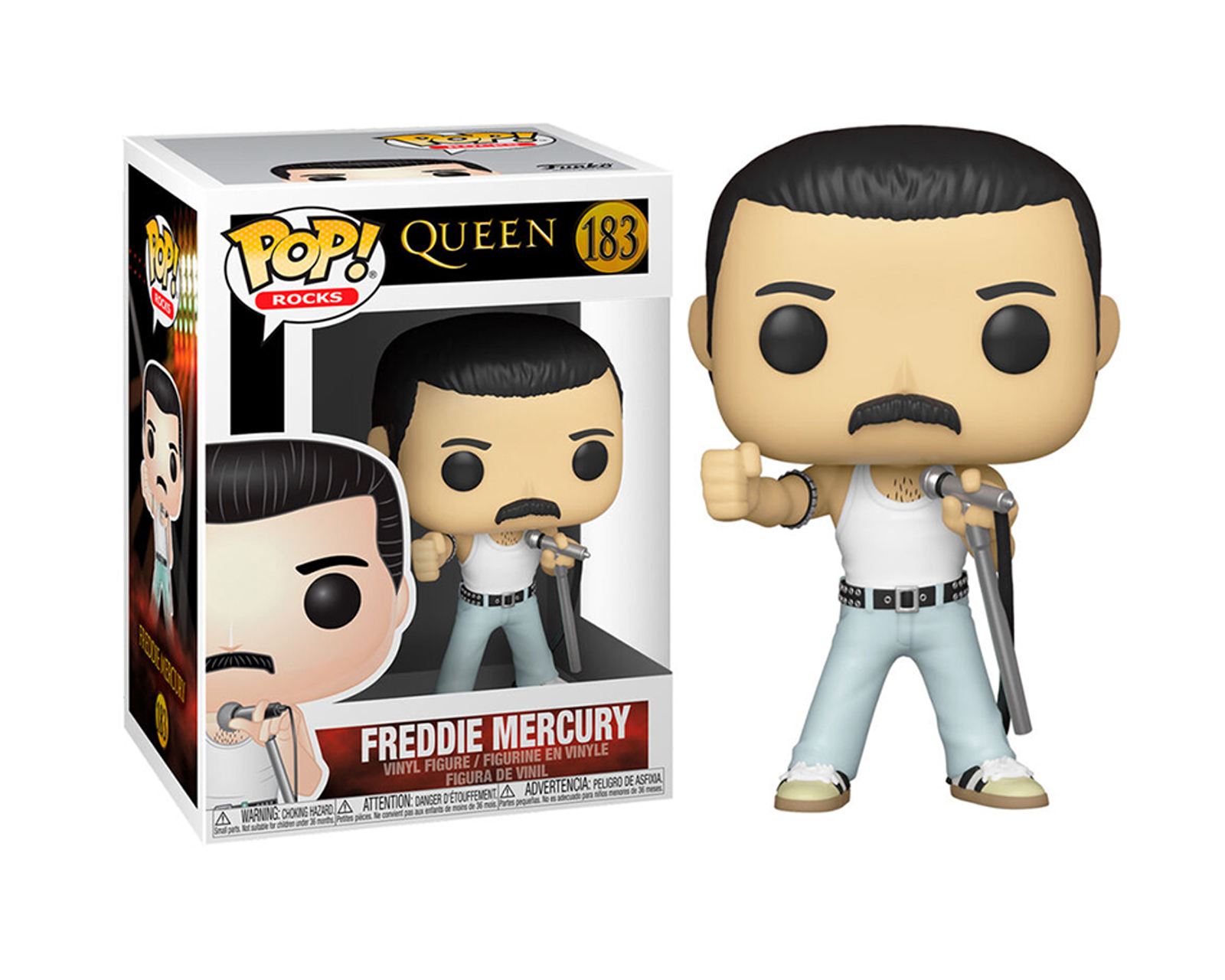 Foto 2 pulgar | Figura de Funko Pop Freddie Mercury Live Aid Queen 183