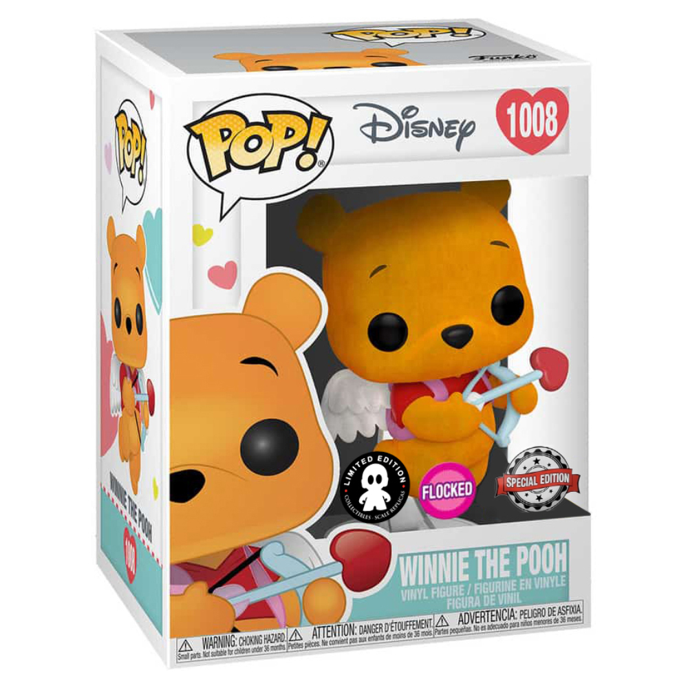 Foto 2 | Winnie Pooh Flocked San Valentín Sticker Special Edition 1008 Multicolor