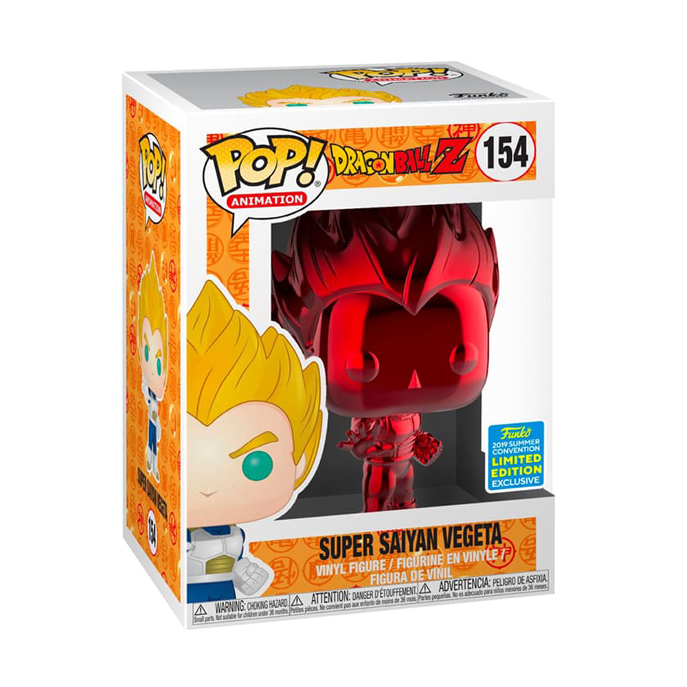 Foto 3 pulgar | Figura Funko Pop Animation Dragon Ball Z Super Saiyan Vegeta 144 Multicolor