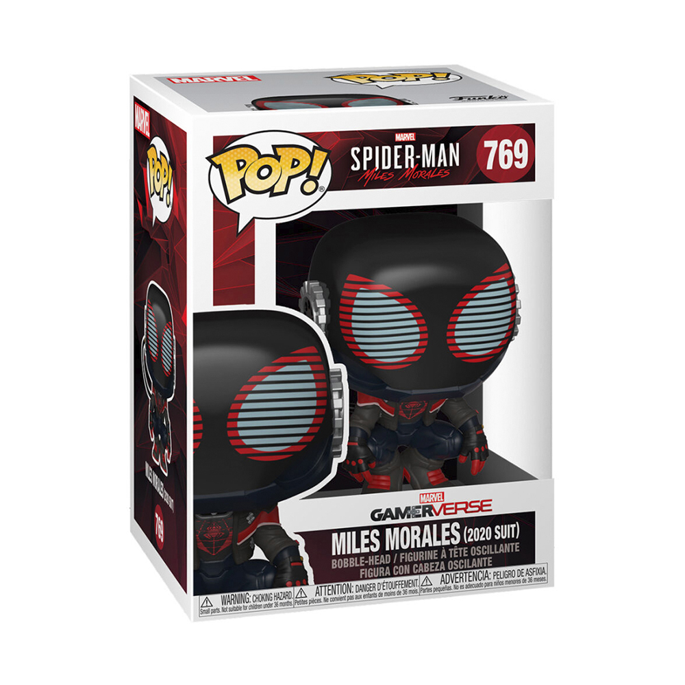 Foto 3 pulgar | Figura Funko Pop Marvel Spider Man Miles Morales 769