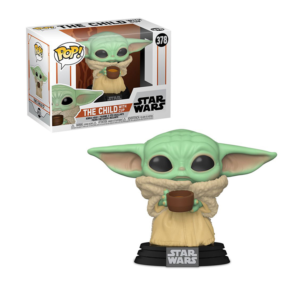 Foto 4 pulgar | Figura Funko Pop Star Wars: The Mandalorian The Child W/cup 378