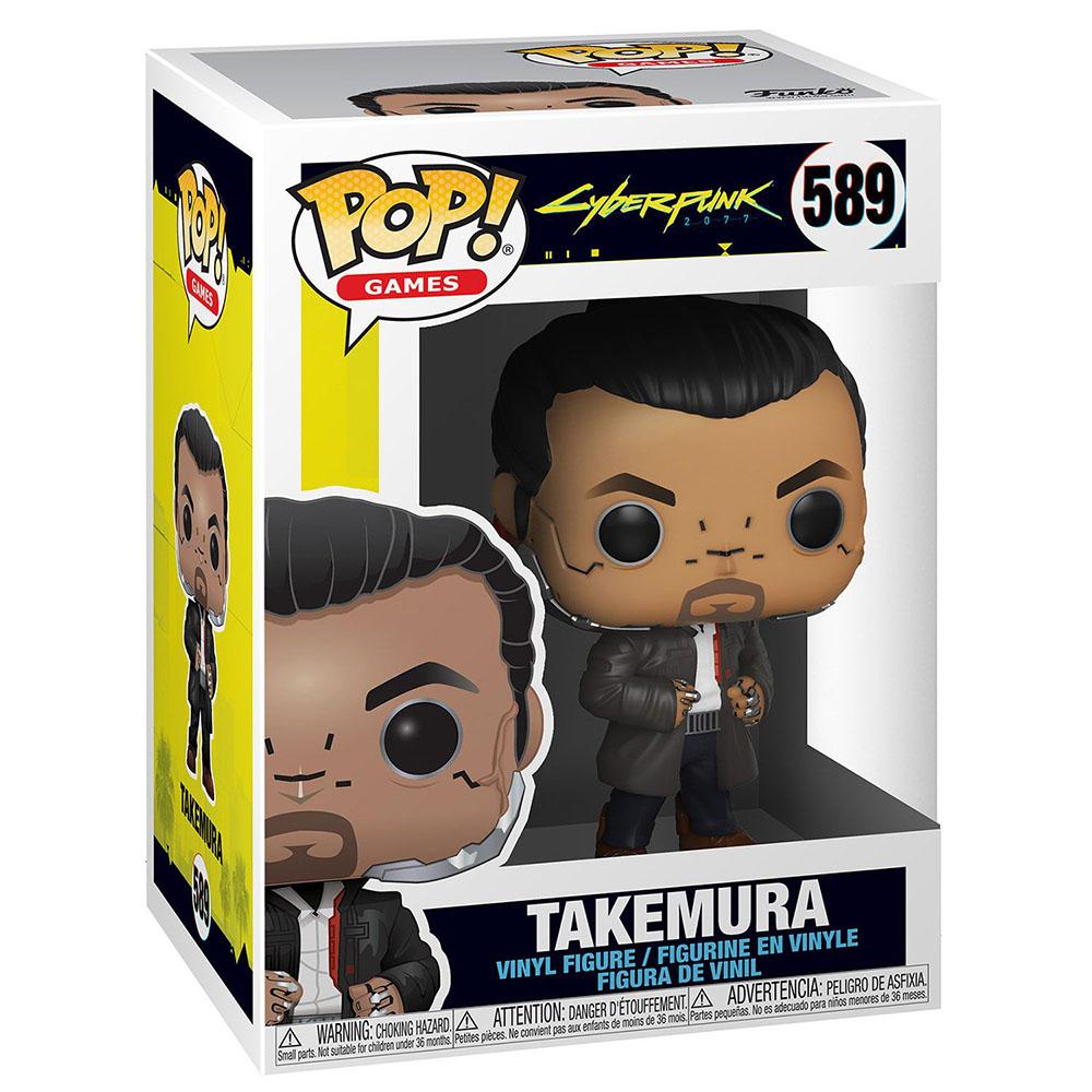 Foto 3 pulgar | Figura Cyberpunk 2077 Takemura Funko Pop 589 - S028