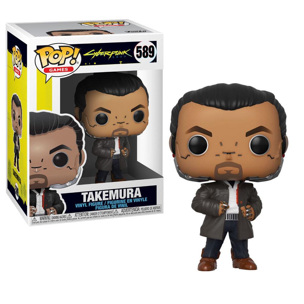 Foto 4 pulgar | Figura Cyberpunk 2077 Takemura Funko Pop 589 - S028