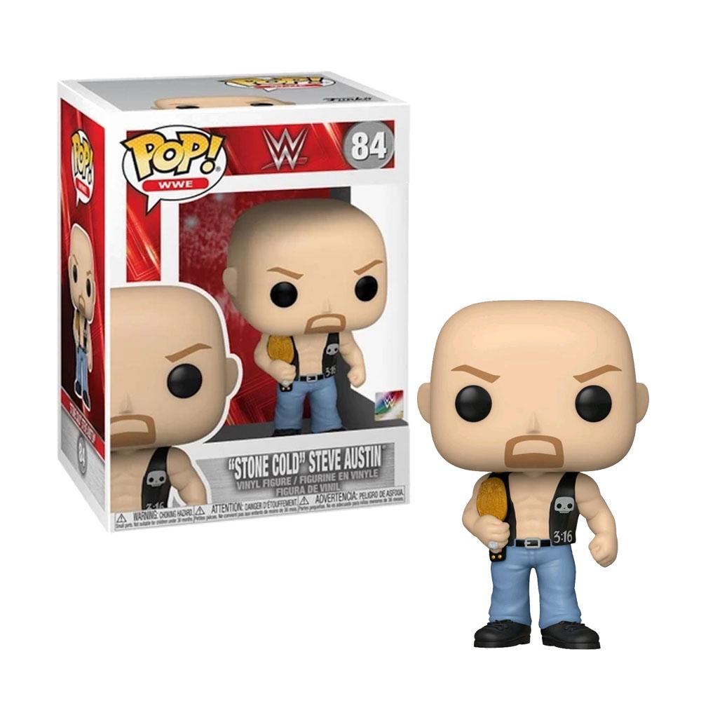 Foto 4 pulgar | Figura de WWE Stonecold Steve Austin Funko Pop 84 - S028