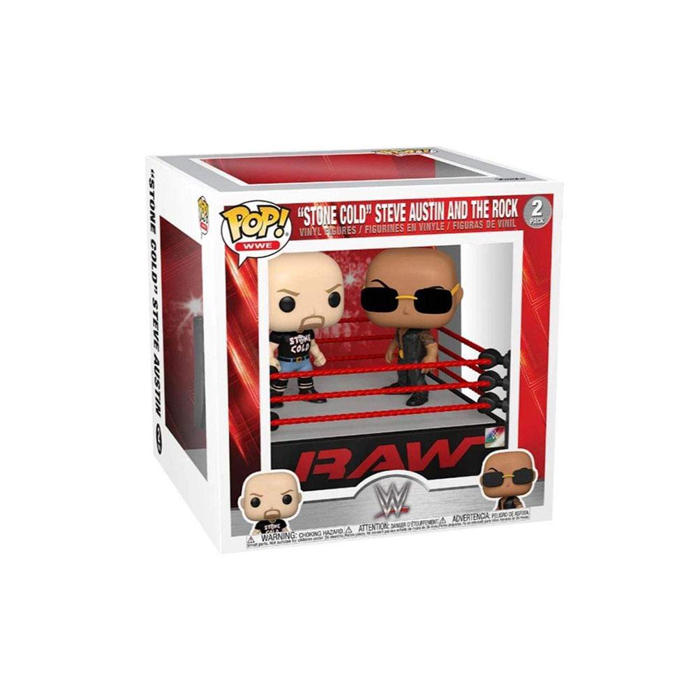 Foto 3 pulgar | Figura Wwe Stone Cold Steve Austin And The Rock Funko Pop 2 - S028