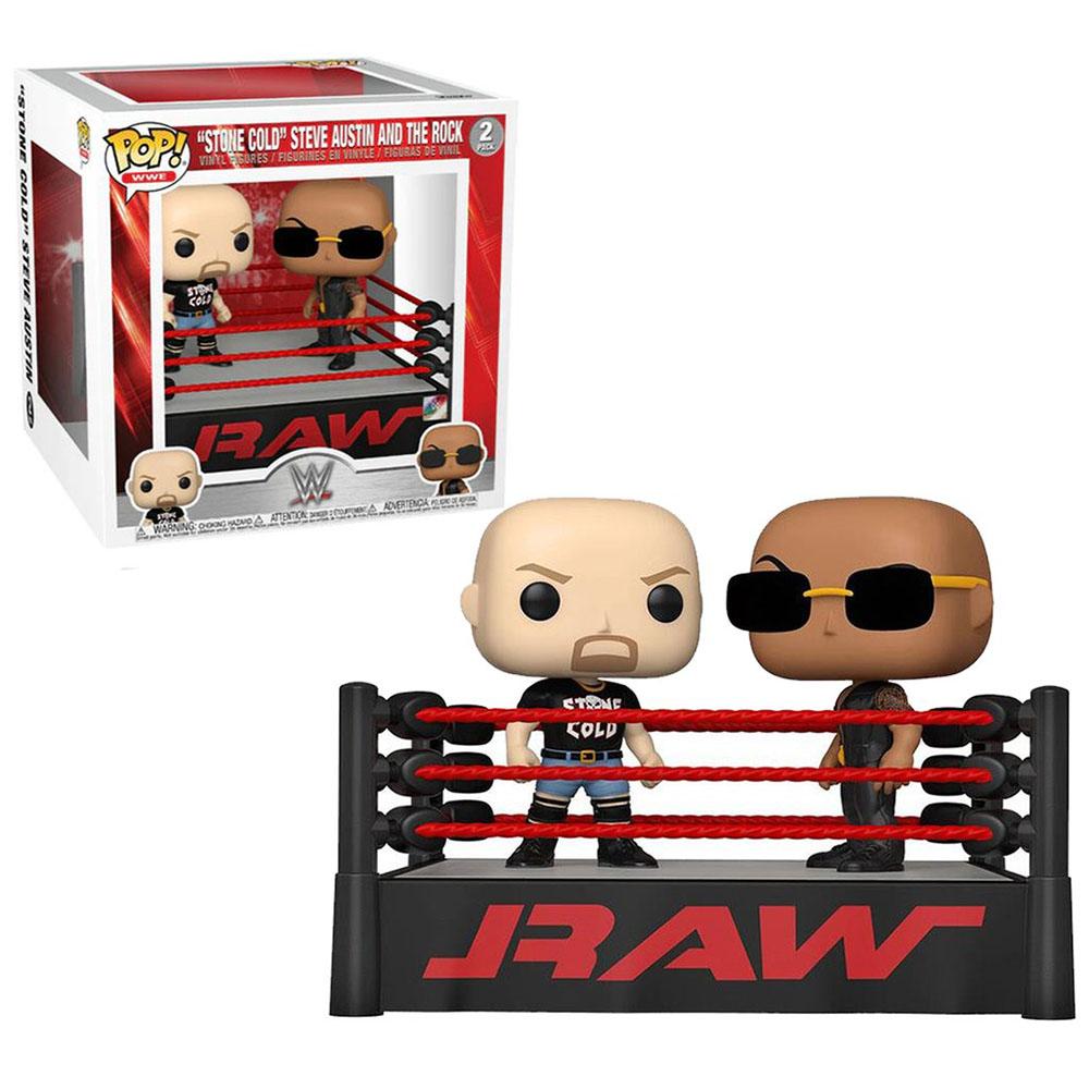 Foto 4 pulgar | Figura Wwe Stone Cold Steve Austin And The Rock Funko Pop 2 - S028