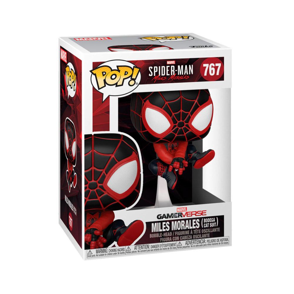 Foto 3 pulgar | Figura Funko Pop Marvel Spiderman Miles Morales Bodega 767 S028