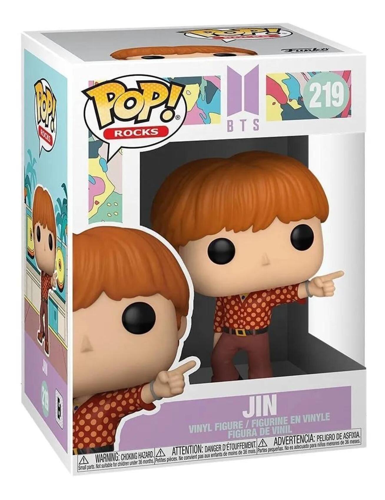 Foto 3 pulgar | Figura de Funko Pop Rocks: Bts Jin 219