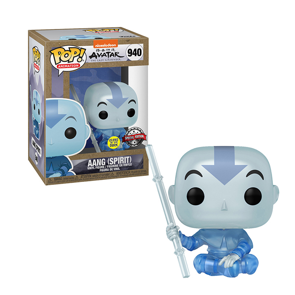 Foto 3 pulgar | Figura de Funko Pop Animation Avatar Aang Spirit 940 Glows In The Dark