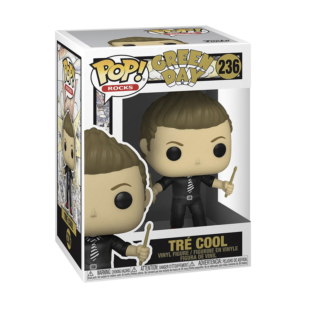 Foto 3 pulgar | Figura Funko Pop Rocks Green Day Tré Cool 236