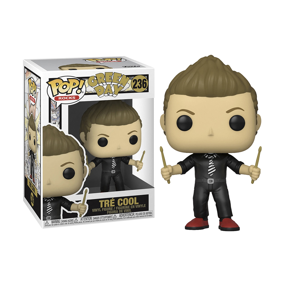 Foto 4 pulgar | Figura Funko Pop Rocks Green Day Tré Cool 236