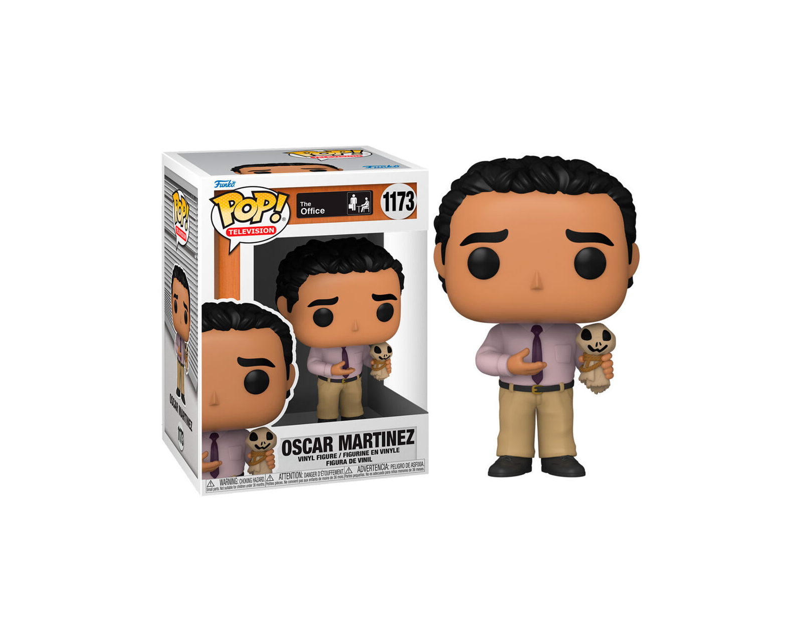 Foto 2 pulgar | Figura Funko Pop The Office Oscar con Scarecrow Doll