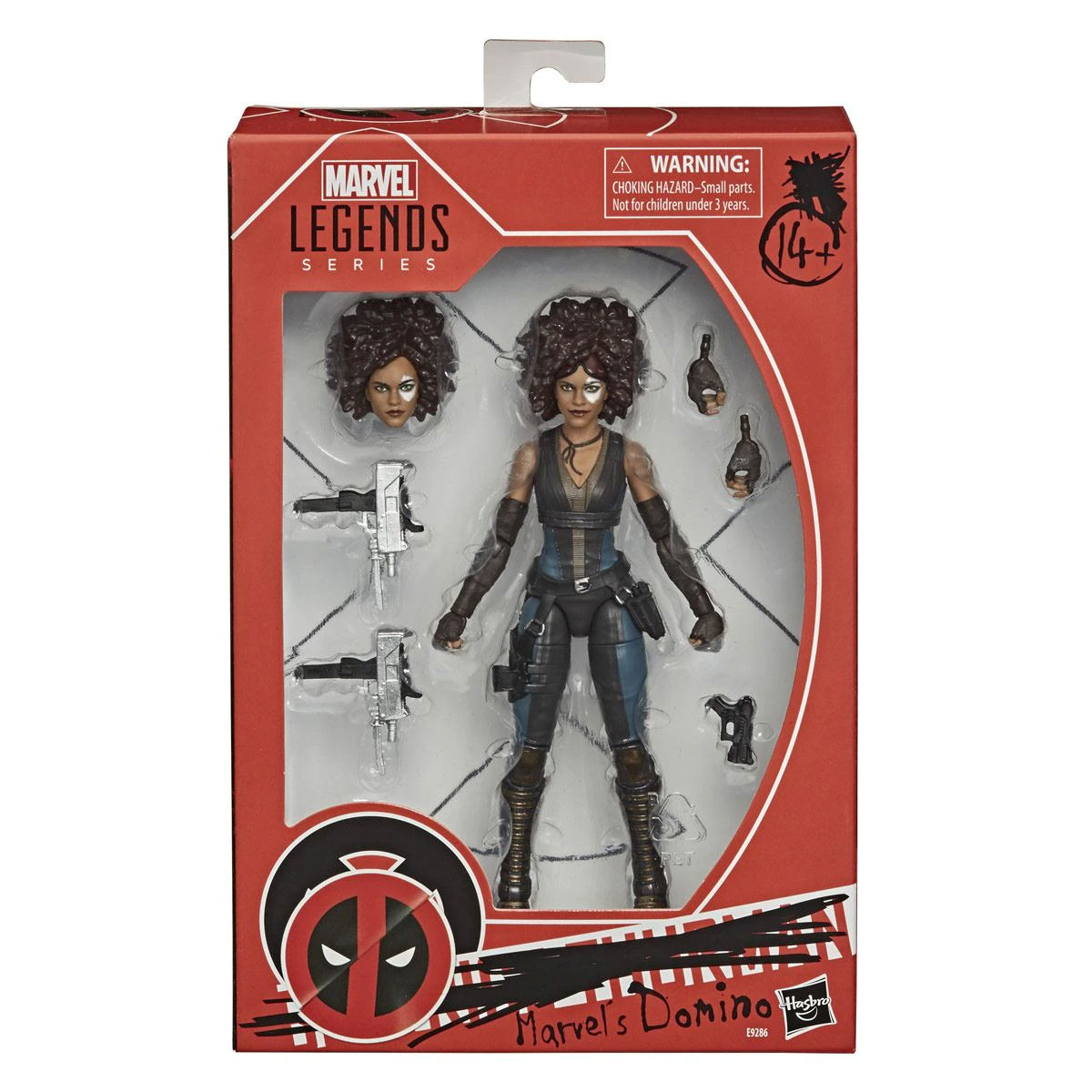 Foto 3 pulgar | Figura Legends Deadpool Domino Hasbro