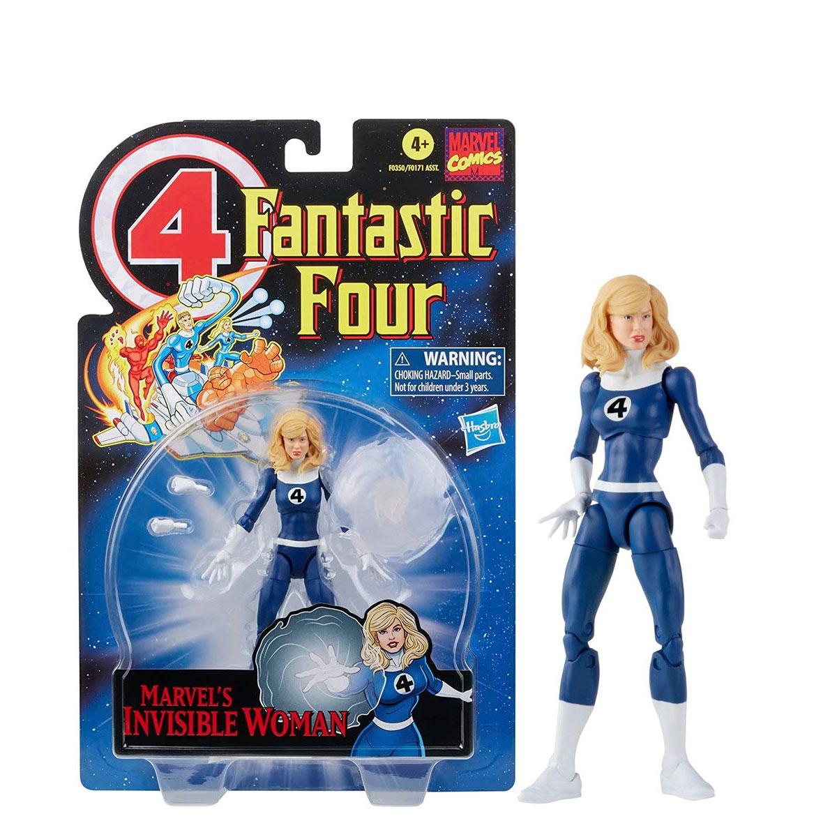 Foto 3 pulgar | Figura de Marvel Legends 4 Fantásticos Sue Storm Hasbro