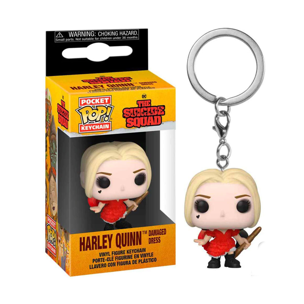 Foto 2 pulgar | Llavero Funko Pop de Harley Quinn Suicide Squad