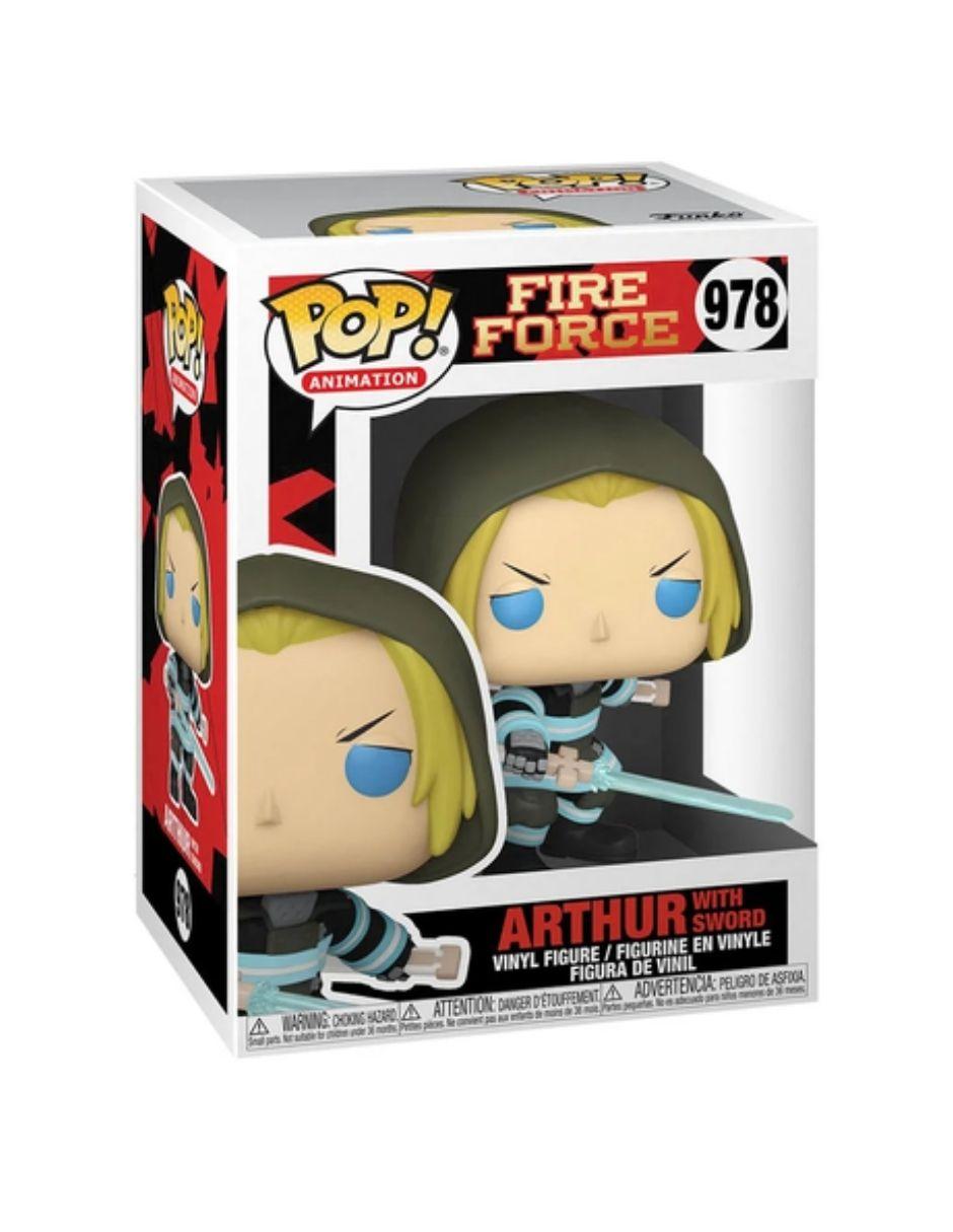 Foto 4 pulgar | Figura Funko Pop Arthur con Espada Fire Force