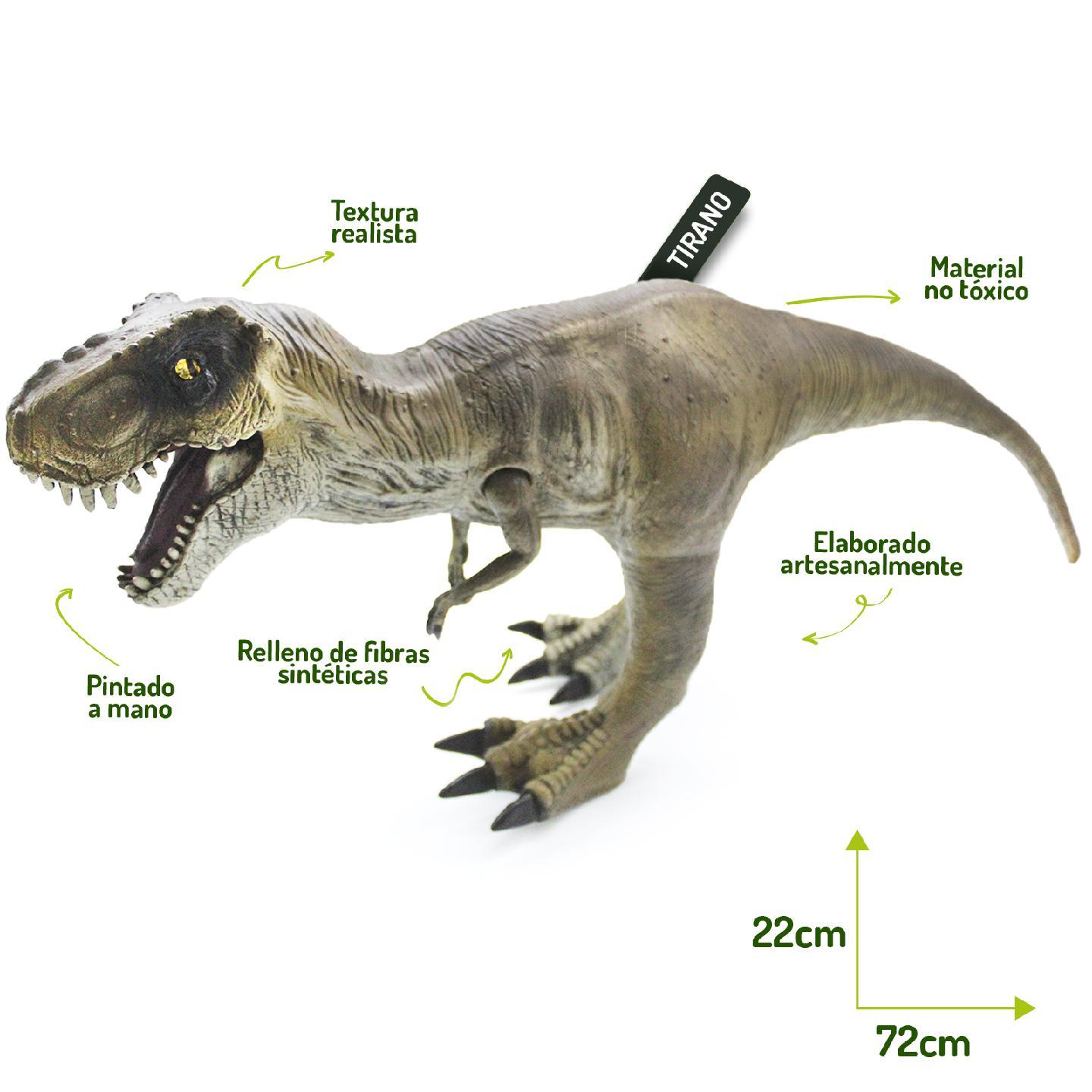 Foto 3 pulgar | Tiranosaurio Juguete de Dinosaurio Realista Figura Gigante de Acción Coleccionable Dinomania