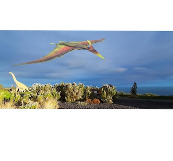 Foto 2 | Juguete de Dinosaurio Realista Volador Dinomania Figura Gigante de Acción Coleccionable