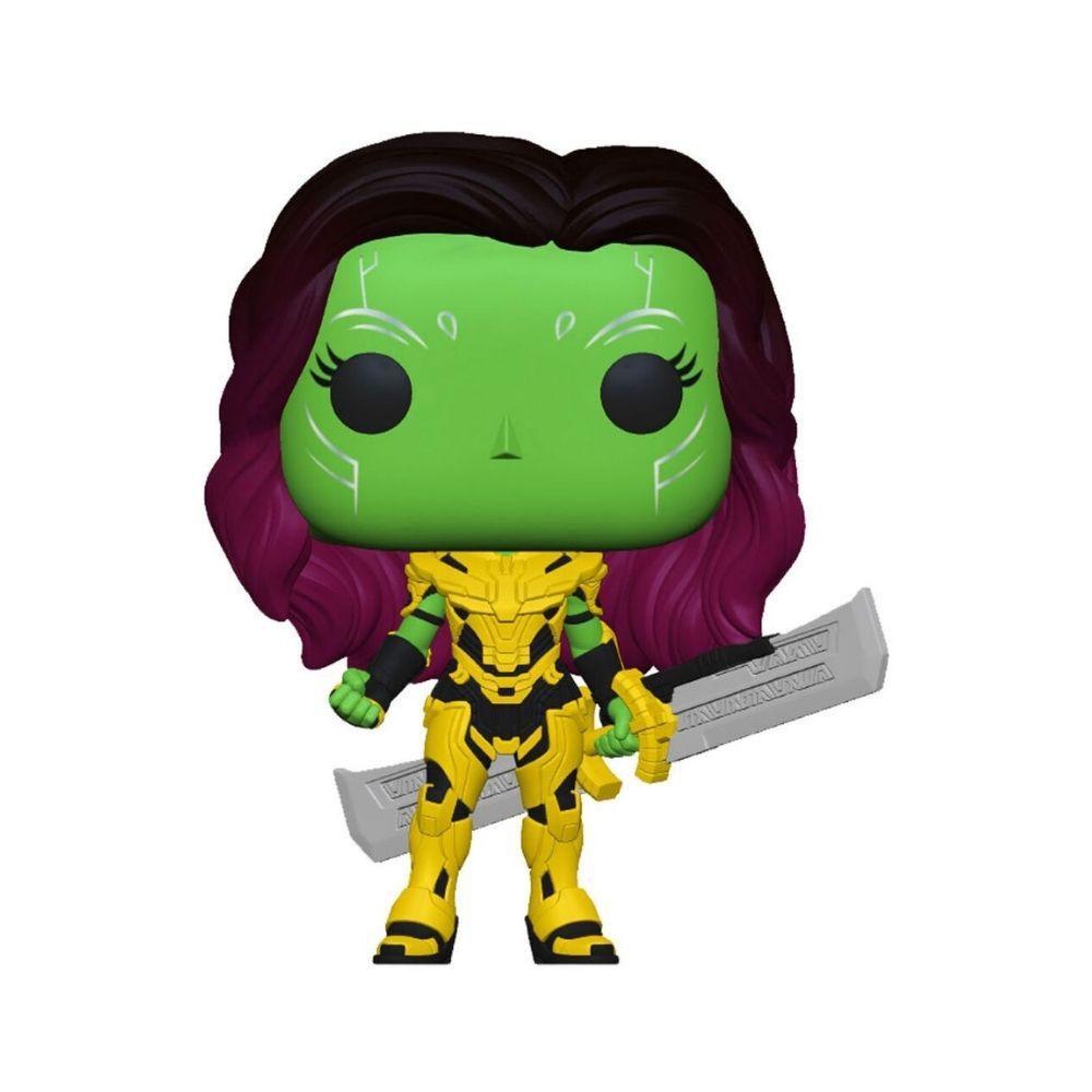 Foto 2 pulgar | Figura Gamora con Espada De Thanos Funko Pop Marvel What If