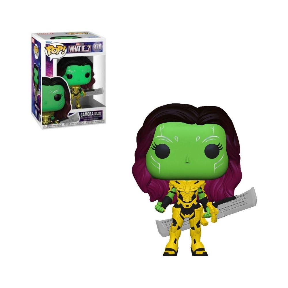 Foto 3 pulgar | Figura Gamora con Espada De Thanos Funko Pop Marvel What If