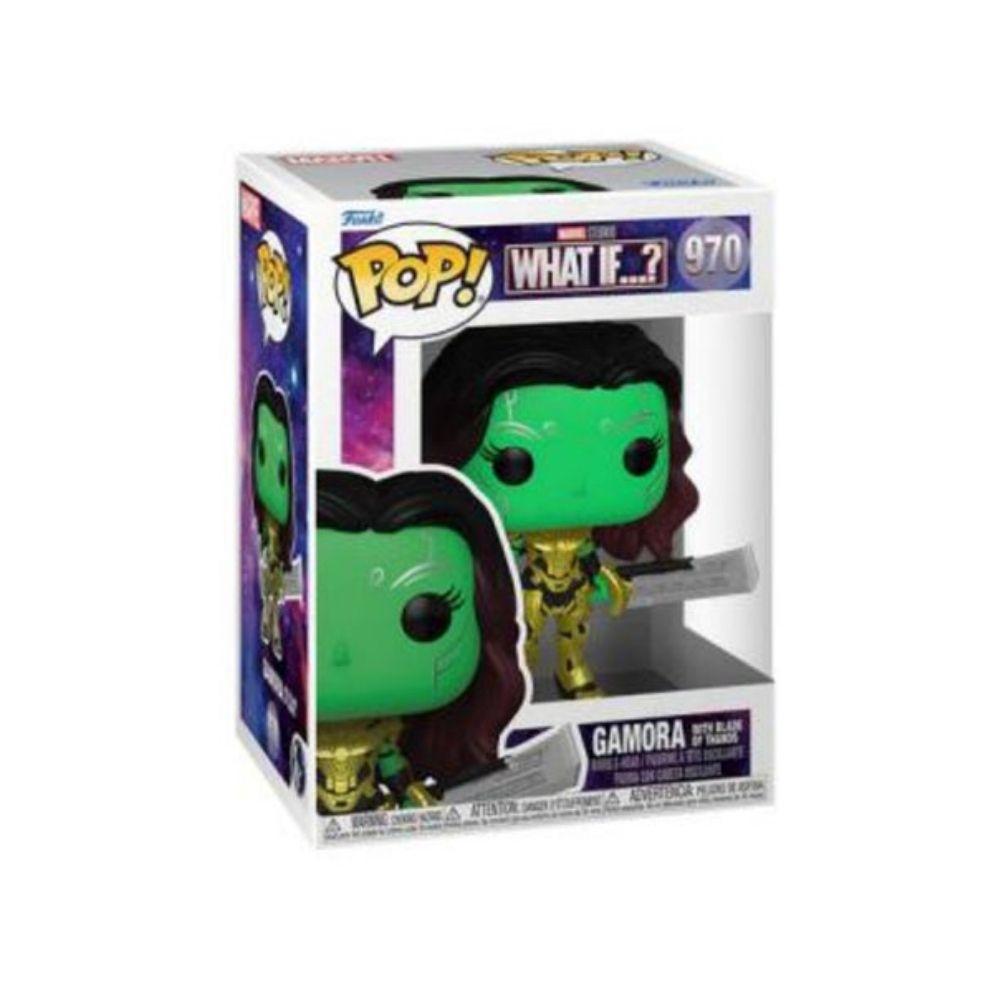 Foto 4 pulgar | Figura Gamora con Espada De Thanos Funko Pop Marvel What If