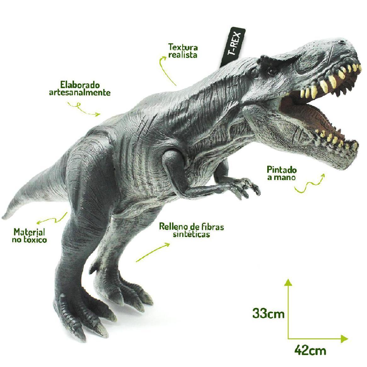 Foto 3 pulgar | Tiranosaurio de Juguete Dinomanía Realista Figura Gigante de Acción Coleccionable