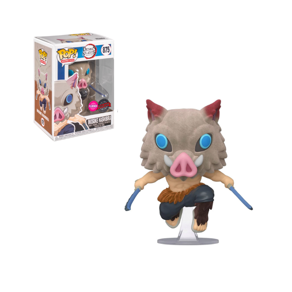 Foto 3 pulgar | Funko Pop Demon Slayer Inosuke Hashibira Exclusivo Flocked