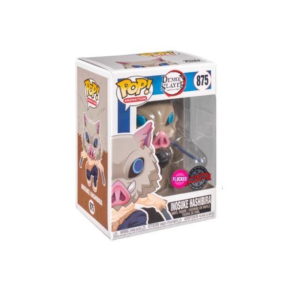 Foto 4 pulgar | Funko Pop Demon Slayer Inosuke Hashibira Exclusivo Flocked