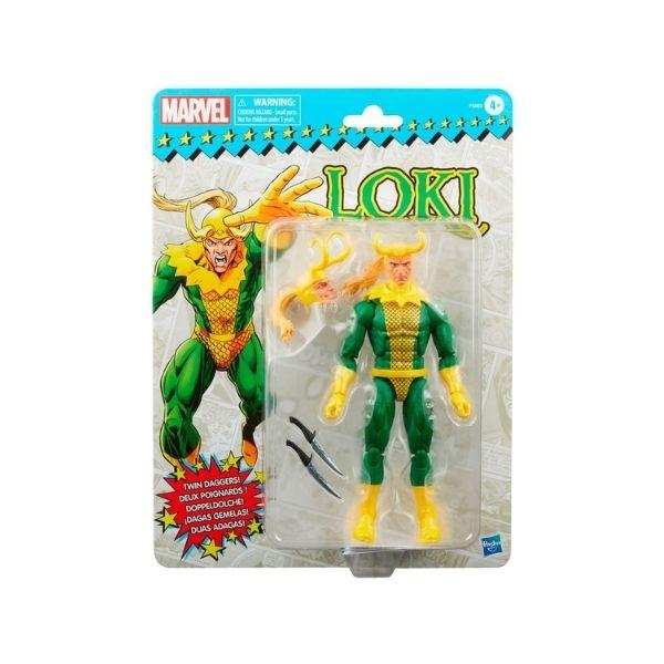 Foto 2 pulgar | Figura de Acción Loki de Marvel Legends Retro de 6 Pulgadas