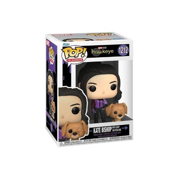 Foto 4 pulgar | Funko Pop Marvel Hawkeye Kate Bishop con Lucky el Perro de la Pizza