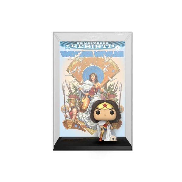 Foto 2 | Funko Pop de Mujer Maravilla Rebirth en Trono Comic Cover Wonder Woman 80 Aniversario