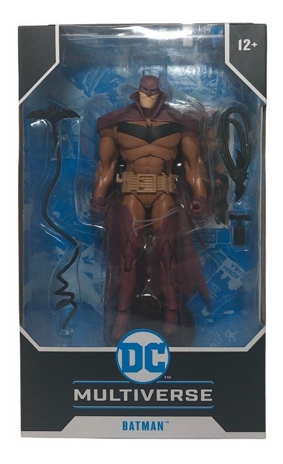 Foto 2 pulgar | Figura Multiverse Dc Universe Mcfarlane Toys Batman color Marrón