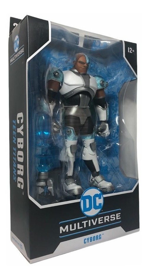 Foto 3 pulgar | Figura Multiverse Dc Universe Mcfarlane Toys Cyborg