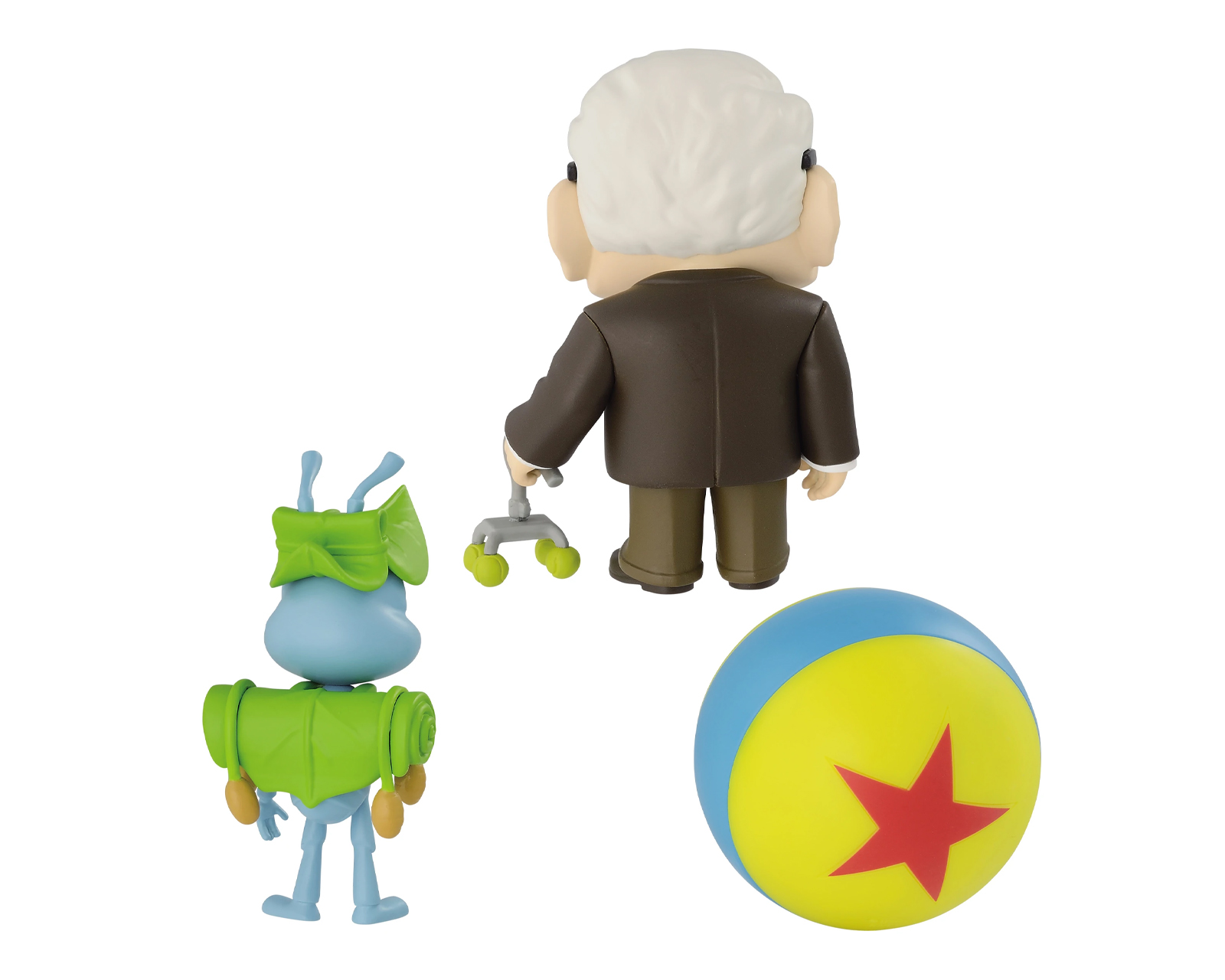 Foto 4 pulgar | Pack 3 Figuras Carl Fredricksen Flik Y Luxo Ball Banpresto