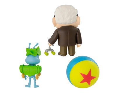 Foto 3 | Pack 3 Figuras Carl Fredricksen Flik Y Luxo Ball Banpresto