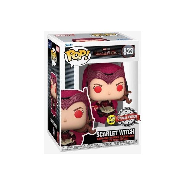 Foto 4 pulgar | Funko Pop Marvel Bruja Escarlata Glow Exclusivo Wandavision