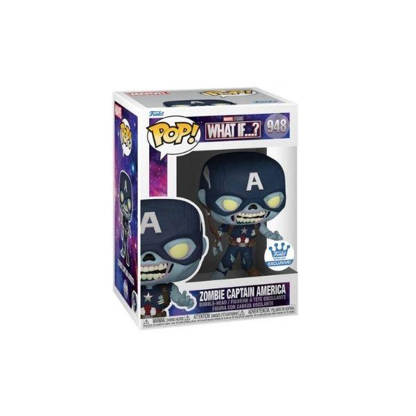 Foto 4 pulgar | Funko Shop Pop Capitán América Zombie sin Escudo Exclusivo Marvel What If