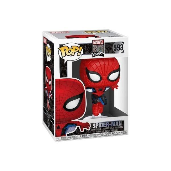 Foto 4 pulgar | Funko Pop Marvel Spider Man Primera Aparición Marvel 80