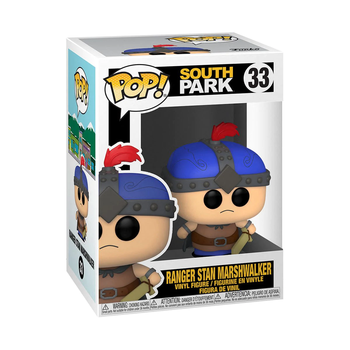 Foto 2 pulgar | Funko Pop Ranger Stan Marshwalker- South Park Stick Of Truth